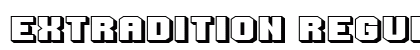 Extradition Regular font free download