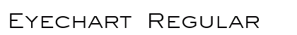 Eyechart Regular Preview