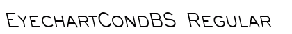 EyechartCondBS Regular font free download