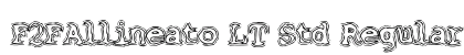 F2FAllineato LT Std Regular Font Preview