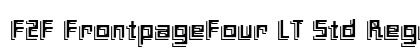 F2F FrontpageFour LT Std Regular font free download