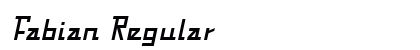 Fabian Regular font free download