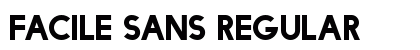 Facile Sans Regular font free download