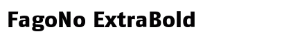 FagoNo ExtraBold Preview
