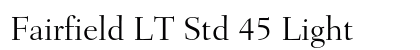 Fairfield LT Std 45 Light Preview