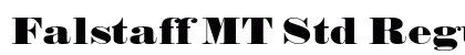 Falstaff MT Std Regular font free download