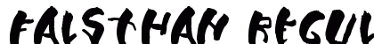 Falsthan Regular Font Preview