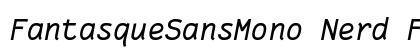FantasqueSansMono Nerd Font Italic font free download