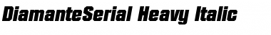 DiamanteSerial-Heavy Italic