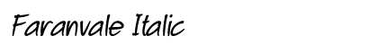 Faranvale Italic font free download
