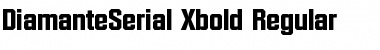 DiamanteSerial-Xbold Regular Font
