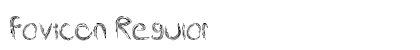 Favicon Regular font free download