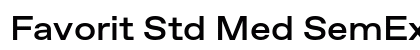 Favorit Std Med SemExp Regular Font Favorit Std Med SemExp Regular Font Preview