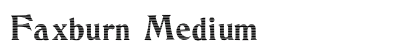 Faxburn Medium font free download