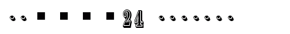 FC￿￿￿￿24 Regular Font Preview