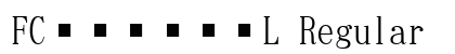 FC￿￿￿￿￿￿L Regular font free download