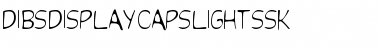 Download DibsDisplayCapsLightSSK Font