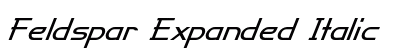 Feldspar Expanded Italic Preview