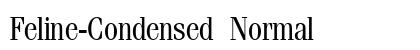 Feline-Condensed Normal font free download