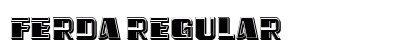 Ferda Regular Font Preview