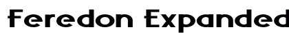 Feredon Expanded Bold font free download