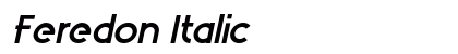 Feredon Italic Preview