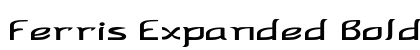 Ferris Expanded Bold Preview