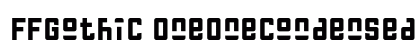 FFGothic OneOneCondensed Preview