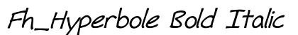 Fh_Hyperbole Bold Italic Preview