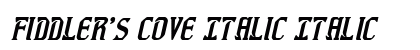 Fiddler's Cove Italic Italic font free download