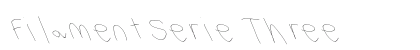Filament Serie Three font free download