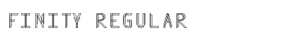 Finity Regular Font Preview