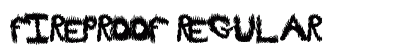 FireProof Regular font free download