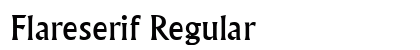 Flareserif Regular Preview