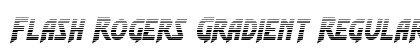 Flash Rogers Gradient Regular Font Preview