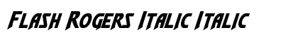 Flash Rogers Italic Italic font free download