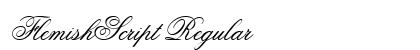 FlemishScript Regular font free download
