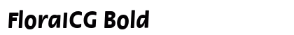 FloraICG Bold font free download