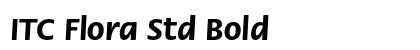 ITC Flora Std Bold font free download