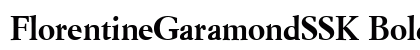 FlorentineGaramondSSK Bold Font Preview