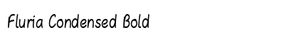 Fluria Condensed Bold Preview