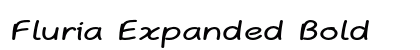 Fluria Expanded Bold Preview