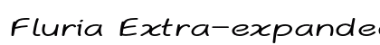 Fluria Extra-expanded Regular font free download
