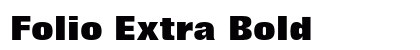Folio Extra Bold Preview