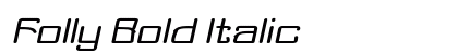 Folly Bold Italic Preview