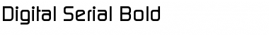 Digital-Serial Bold Font