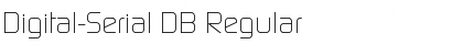 Digital-Serial DB Regular Font
