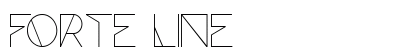 Forte Line font free download