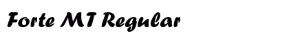Forte MT Regular font free download