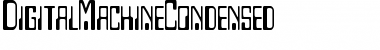 DigitalMachineCondensed Regular Font